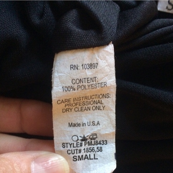 White House Black Market Black Cocktail Little Black Dress LBD Dress - Picture 7 of 7